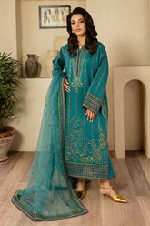 SKC-73 | 3PC Unstitched Suit Lawn Karandi Collection Enchante By Marjjan